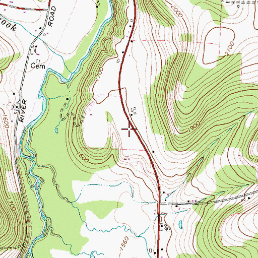 Topographic Map of Willing Volunteer Hose Company 1, NY