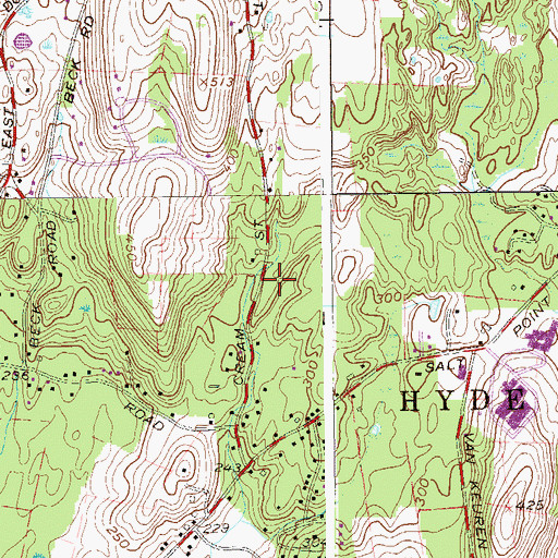 Topographic Map of Roosevelt Fire Department Station 2, NY