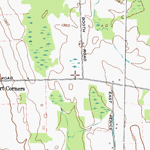 Topographic Map of Long Hill Fire Department, NY