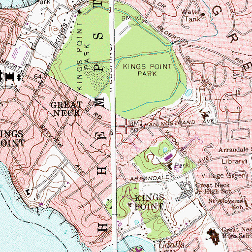 Topographic Map of Alert Engine Hook Ladder and Hose Company 1 Station 2, NY