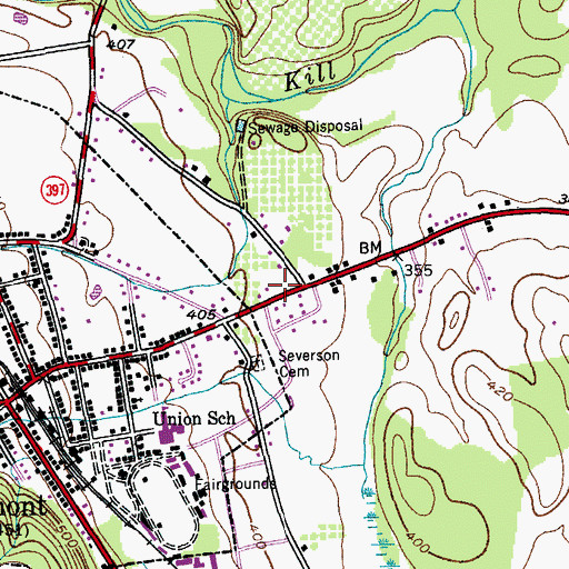 Topographic Map of Altamont Rescue Squad, NY