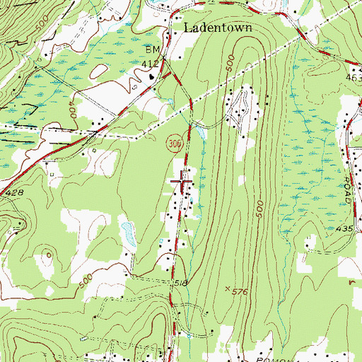 Topographic Map of Hillcrest Fire Company 1 Greg Sikorsky Station, NY