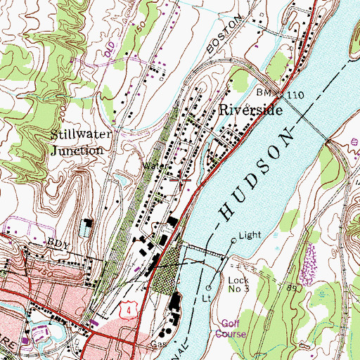 Topographic Map of Arvin Hart Volunteer Fire Company Station 4, NY