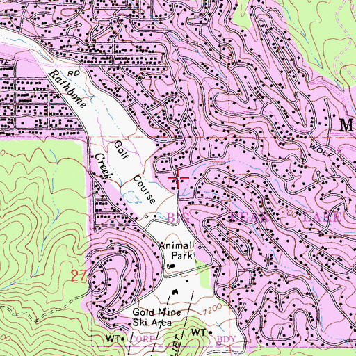 Topographic Map of Sand Canyon, CA