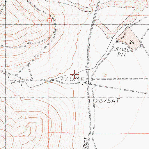 Topographic Map of Sand Canyon, CA