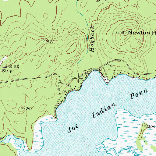 Topographic Map of Parishville Volunteer Fire Company Station 2, NY