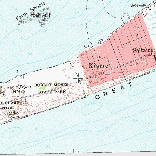 Topographic Map of Kismet Fire District Substation, NY