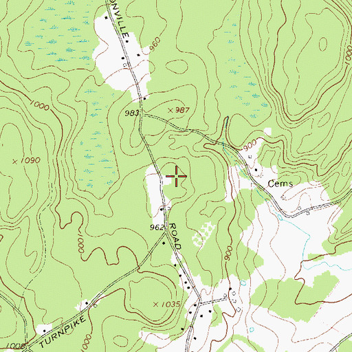 Topographic Map of Accord Fire District Rochester Volunteer Fire Company 2, NY