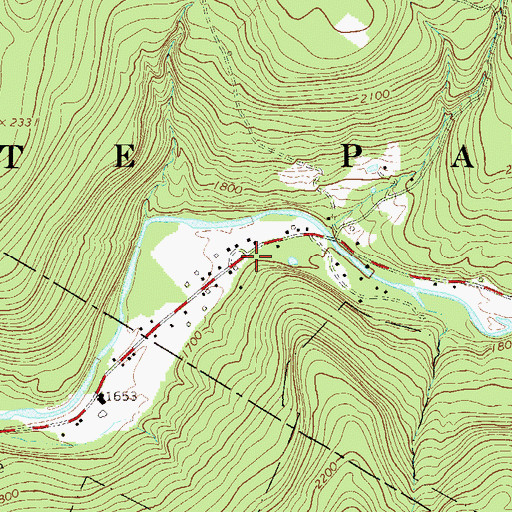 Topographic Map of Claryville Volunteer Fire Department Main Station, NY