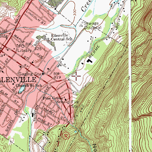 Topographic Map of Kimble Hose Company 2, NY