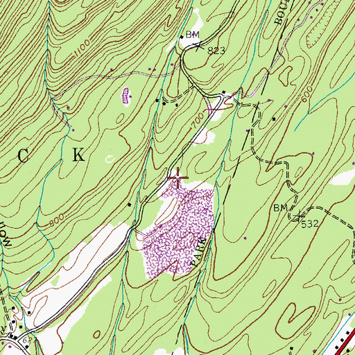 Topographic Map of Woodstock Fire District Training Facility, NY