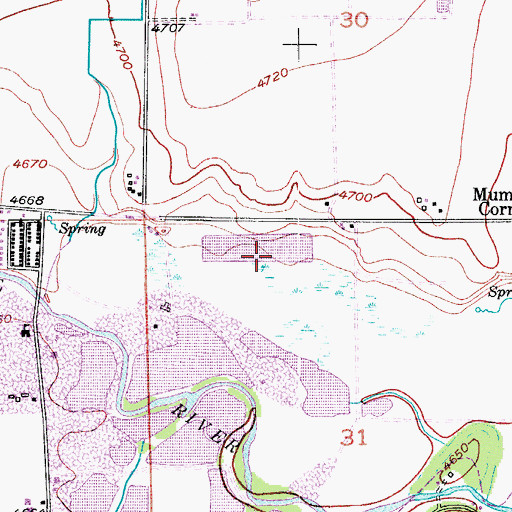 Topographic Map of Weld County Sheriffs Office, CO