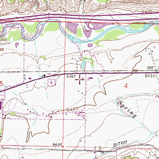 Topographic Map of Eagle County Ambulance District, CO