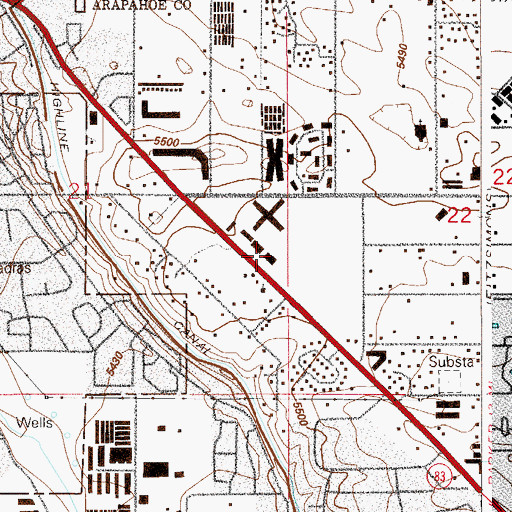 Topographic Map of We Care Medical Transportation, CO