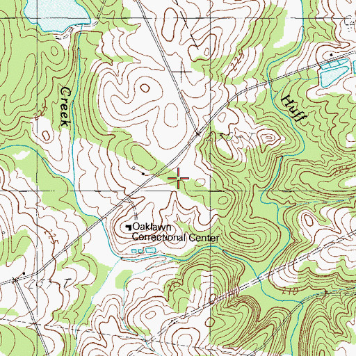 Topographic Map of Perry Correctional Institution, SC