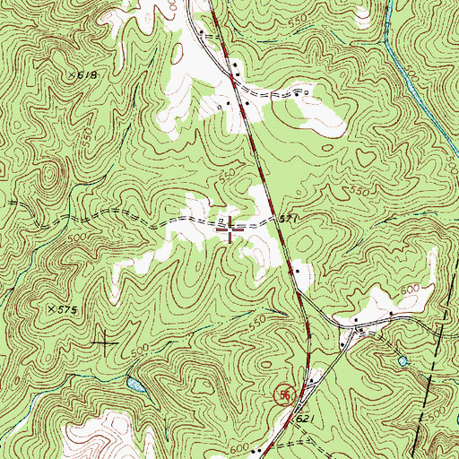Topographic Map of Tyger River Correctional Institution, SC