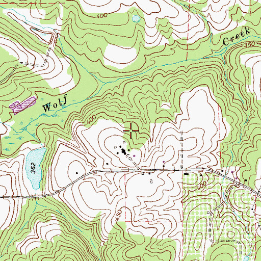 Topographic Map of Sumter County Correctional Institution, GA