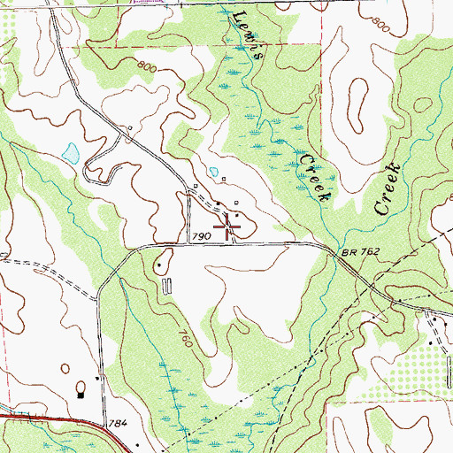 Topographic Map of West Central Probation Detention Center, GA