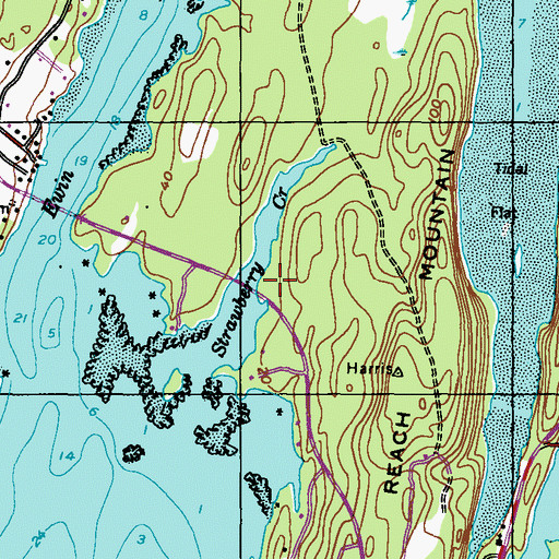 Topographic Map of Harpswell Sheriffs Deputy Office, ME