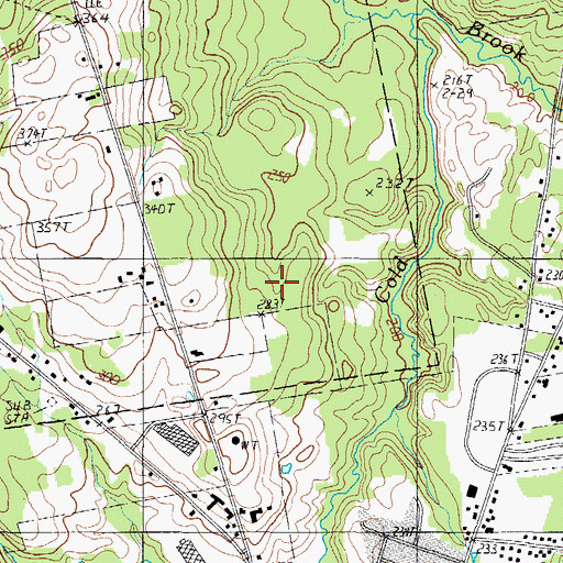 Topographic Map of Somerset County Jail, ME