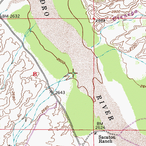 Topographic Map of Catalina Wash, AZ