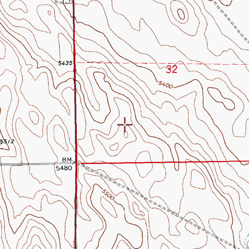 Topographic Map of Limon Correctional Facility, CO