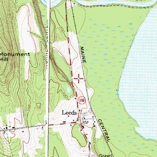 Topographic Map of Fish Cemetery, ME