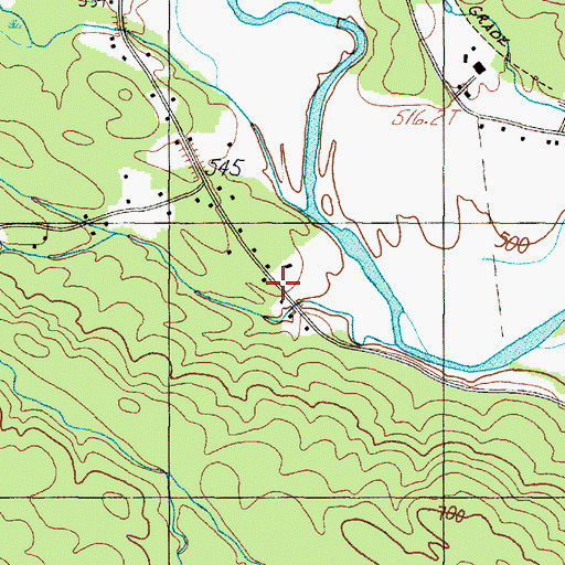 Topographic Map of Knott Burial Plot, ME
