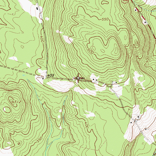 Topographic Map of Beech Hill Cemetery, ME