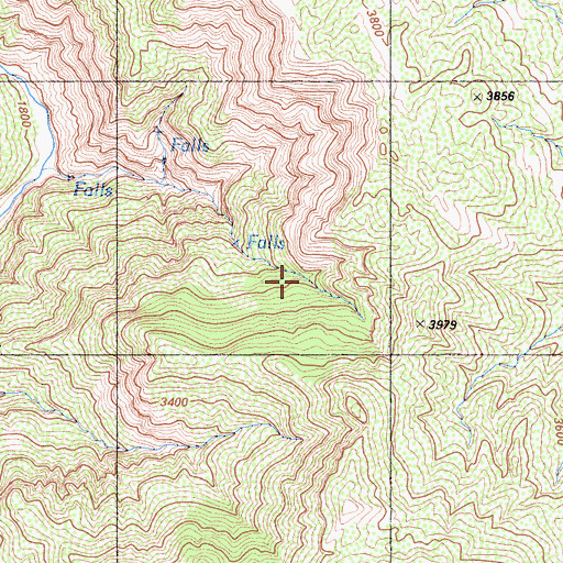 Topographic Map of Sespe Condor Sanctuary, CA