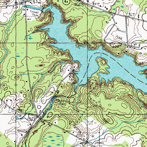 Topographic Map of Dennett Lot, ME