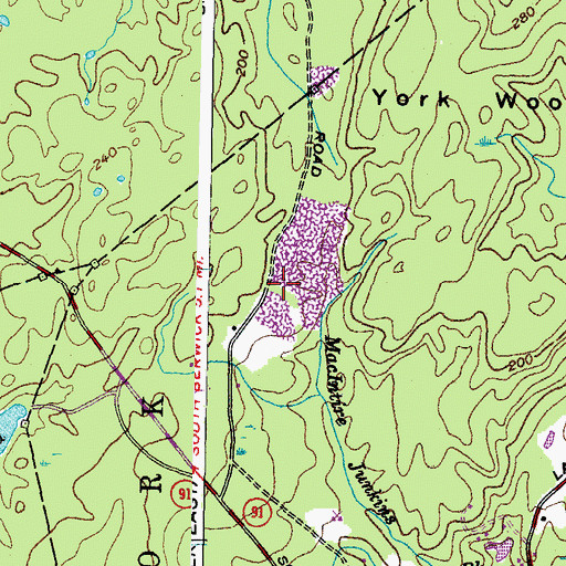 Topographic Map of Farish Lot, ME
