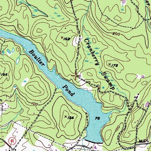 Topographic Map of Johnson Lot, ME