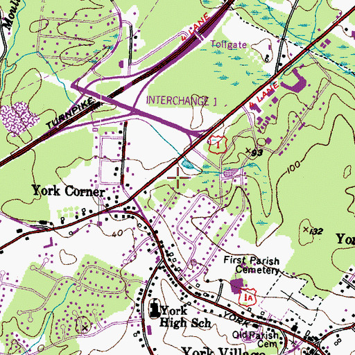 Topographic Map of Junkins Lot, ME