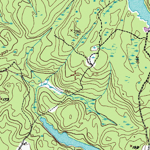 Topographic Map of Junkins Lot, ME