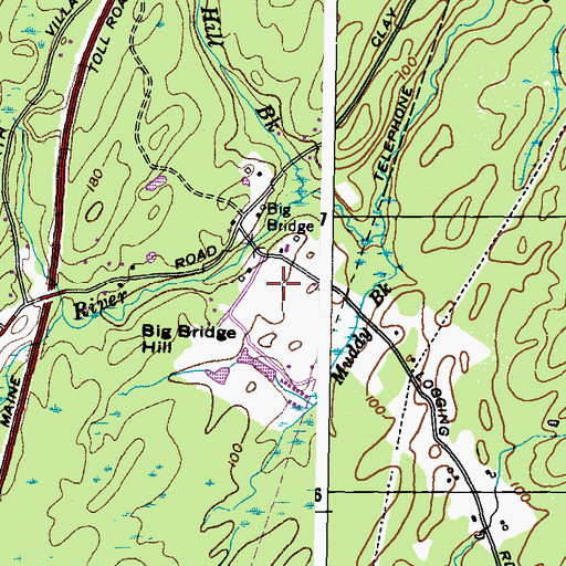 Topographic Map of Laurent Lot, ME