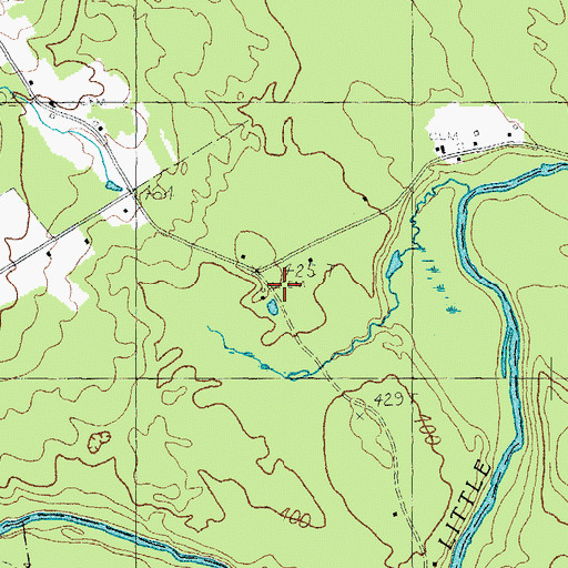 Topographic Map of Nason Gray Lot, ME
