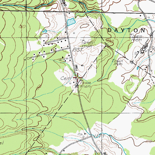 Topographic Map of Nathaniel Hill Lot, ME