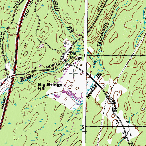 Topographic Map of Wilson Swett Lot, ME