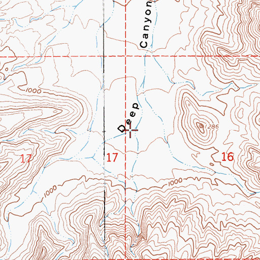 Topographic Map of Sheep Creek, CA