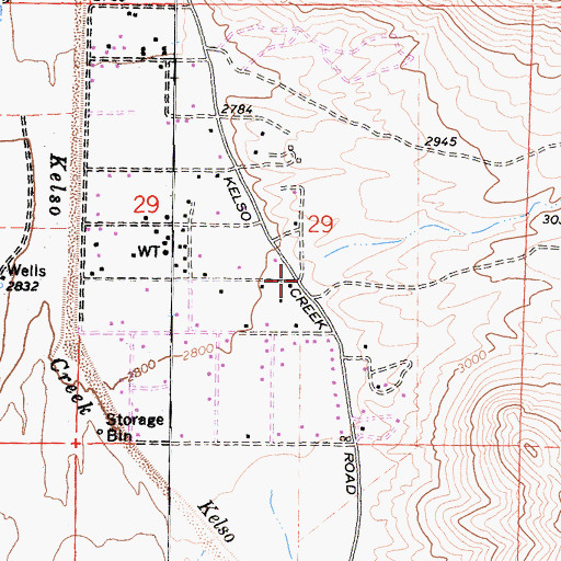 Topographic Map of Short Canyon, CA