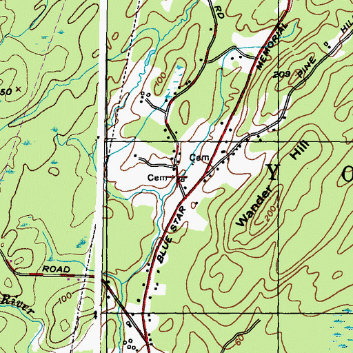 Topographic Map of Goodwin Lot, ME