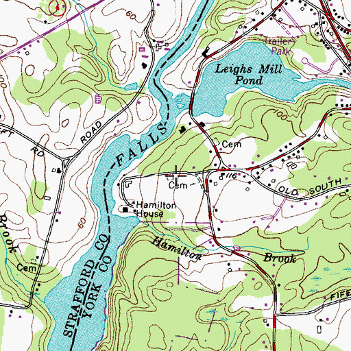 Topographic Map of Goodwin Lot, ME