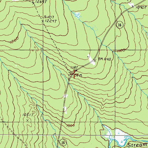 Topographic Map of Titcomb Cemetery, ME