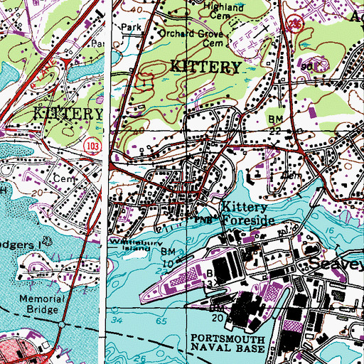 Topographic Map of Badger Fernald Lot, ME