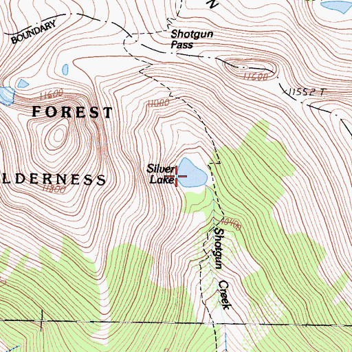 Topographic Map of Silver Lake, CA