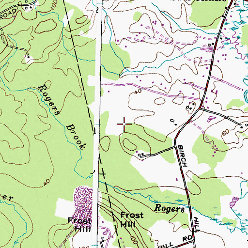 Topographic Map of Came Lot, ME