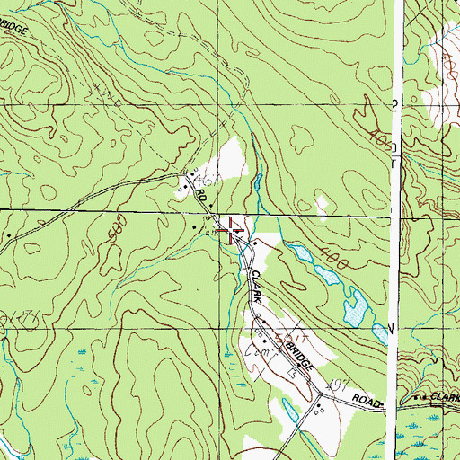 Topographic Map of Carpenter Number 2 Cemetery, ME