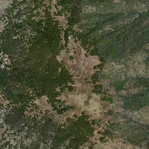 Aerial/Satellite Image of Simmons Flat, CA