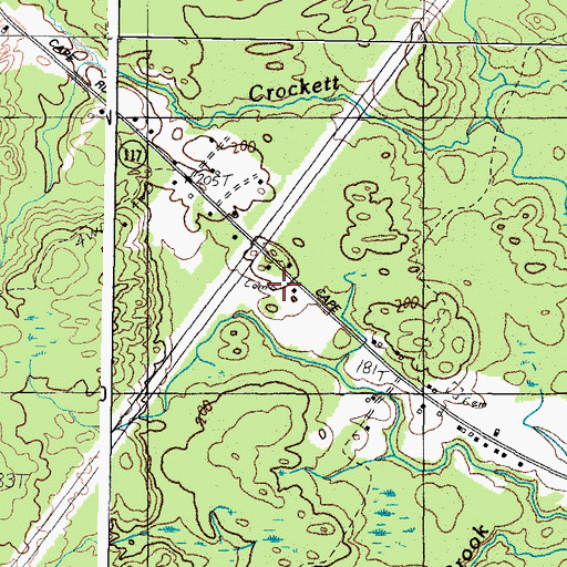 Topographic Map of Palmer Libby Hooper Lot, ME